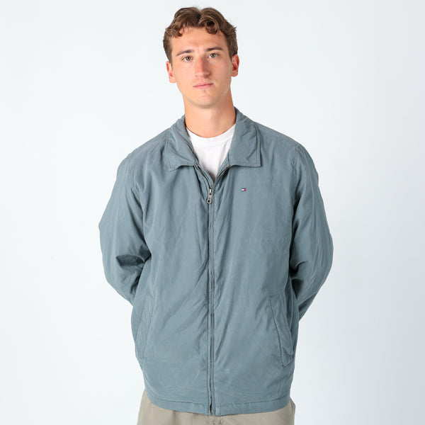 Light Green y2ks Tommy Hilfiger Harrington Jacket (XL)